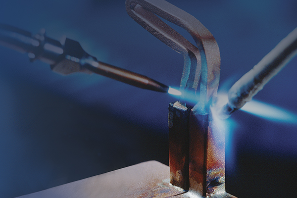 heat braze area